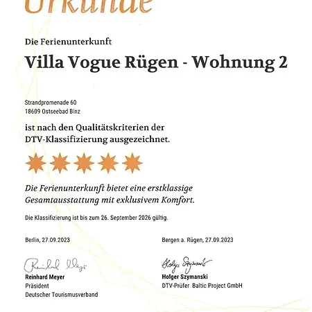 Apartment Meeresrauschen Vogue *